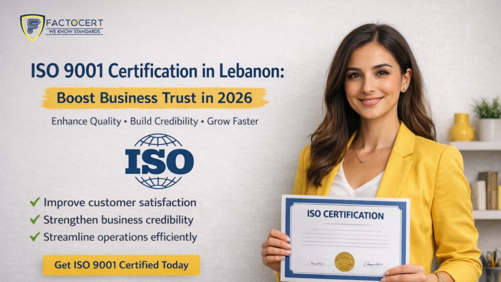 ISO 9001 Certification in Lebanon | Best ISO Services 2026