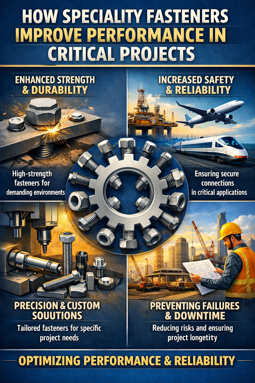 How Speciality Fasteners Improve Performance in Critical Projects