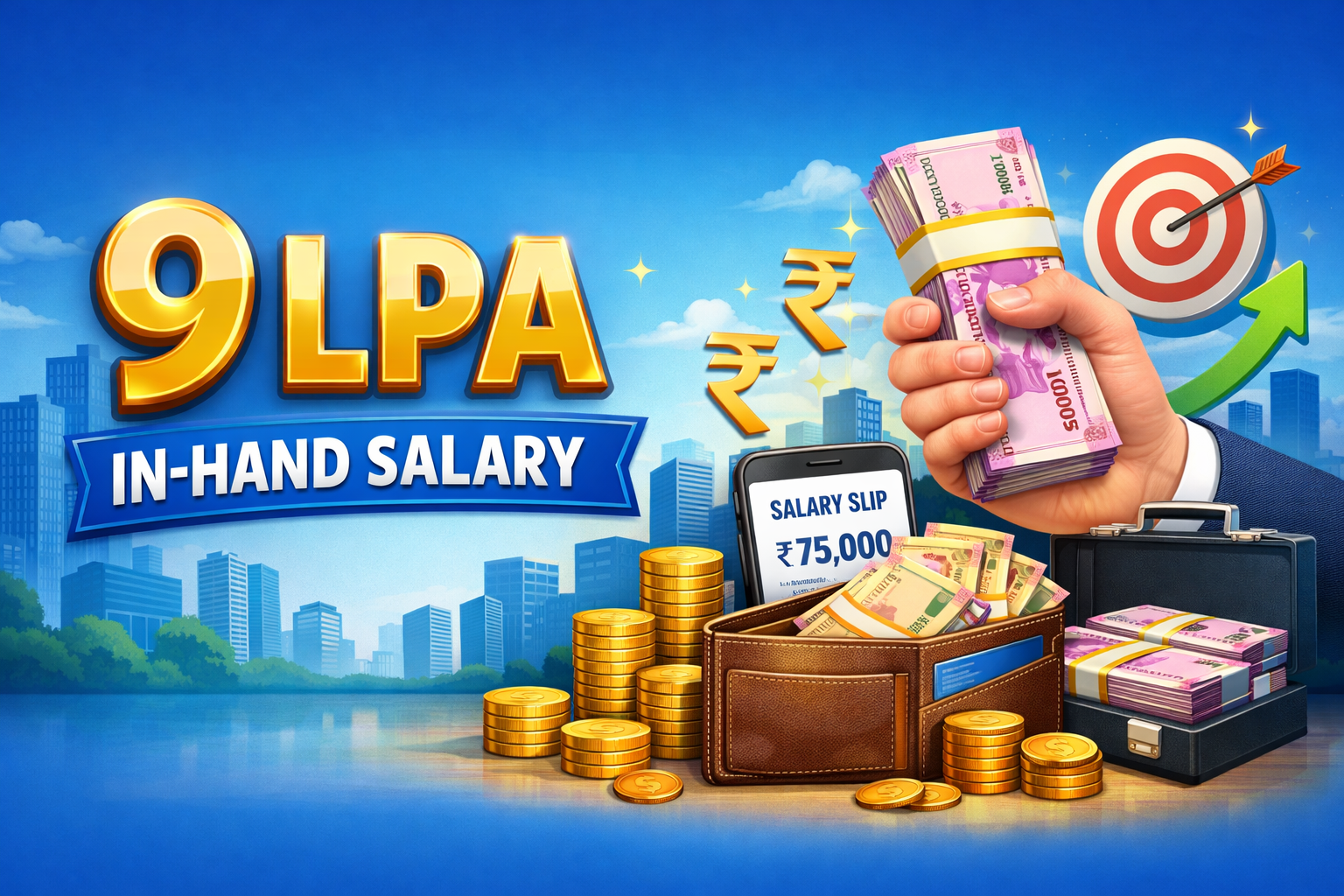9 LPA In Hand Salary: Monthly Take-Home, Tax, and Salary Breakdown