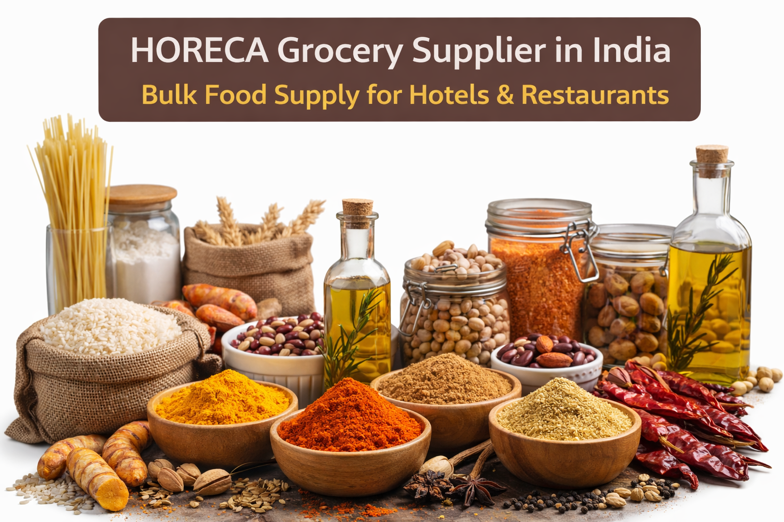 Horeca Grocery Supplier India for Quality Ingredients
