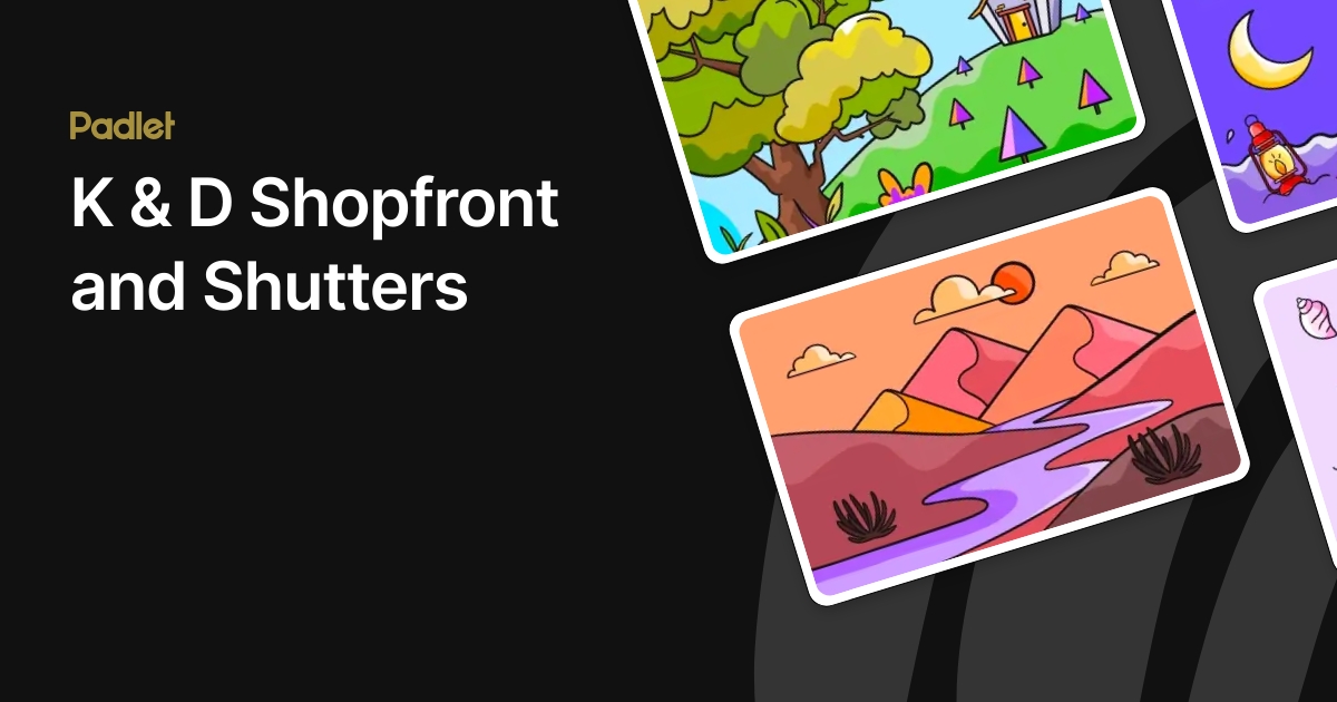 K & D Shopfront and Shutters