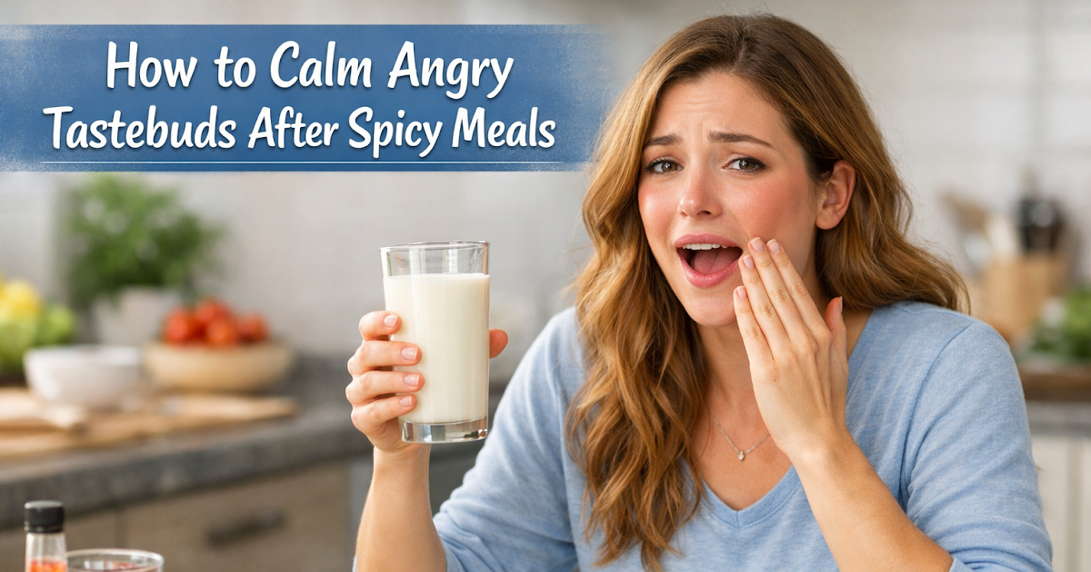 How to Calm Angry Tastebuds After Spicy Meals