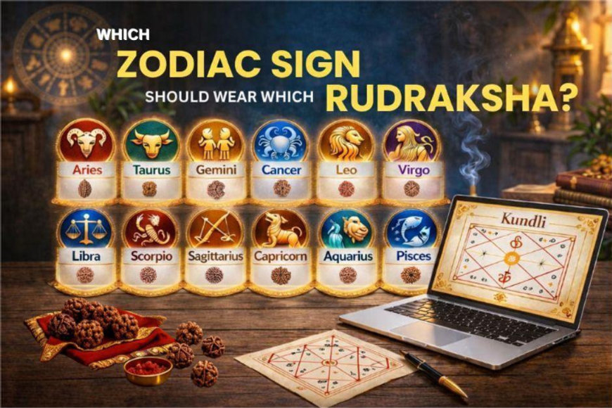 Which Zodiac Sign Should Wear Which Rudraksha? – Guide by Best Astrologer