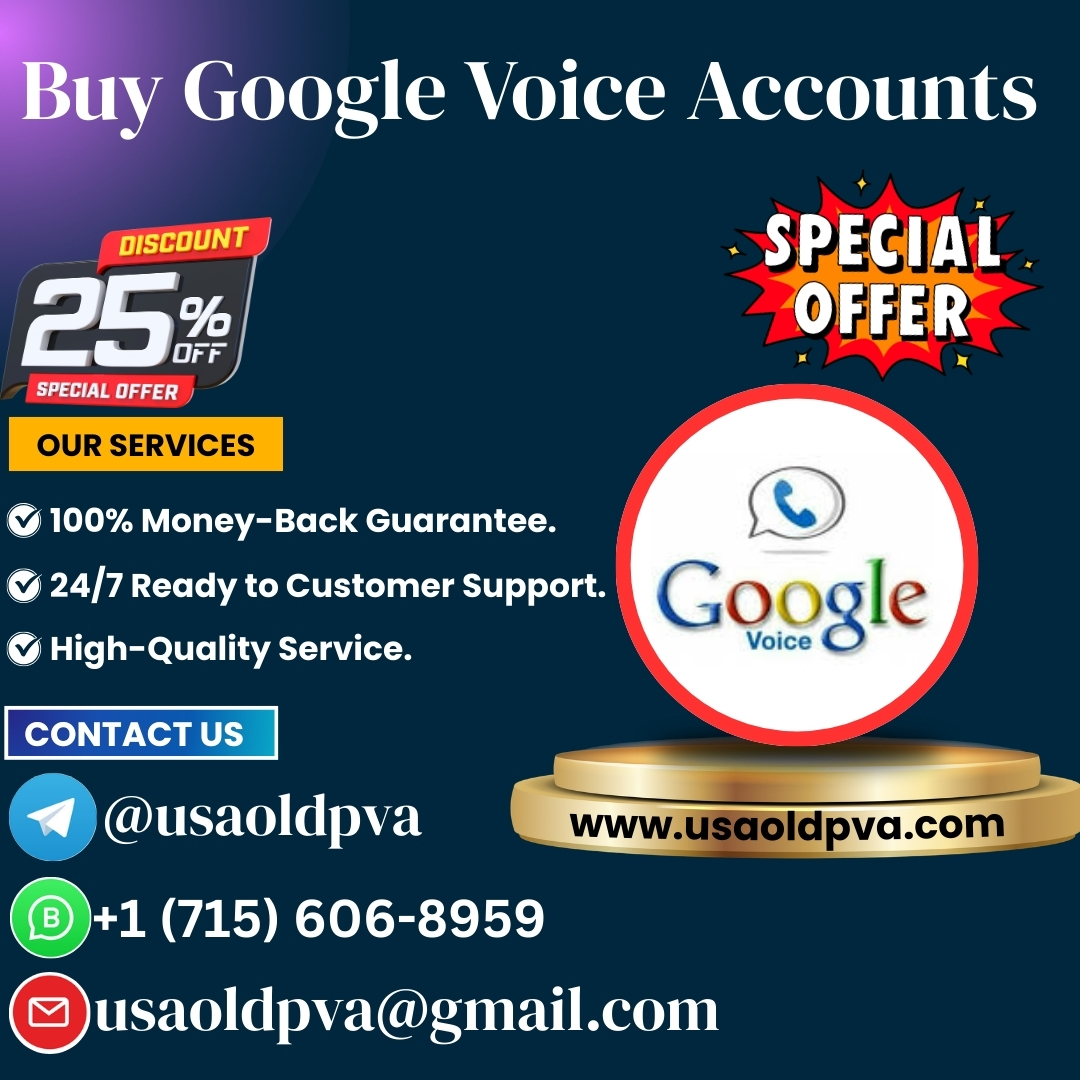 Buy Google Voice Accounts - 100% Verified & Fast Delivery.