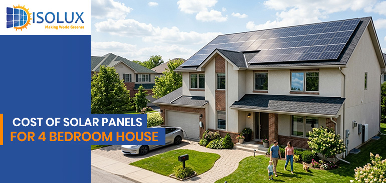 Cost of Solar Panels for 4 Bedroom House in Australia 2026