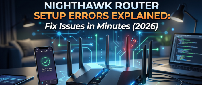 Nighthawk Router Setup Errors? Fix Them Fast (2026 Guide)