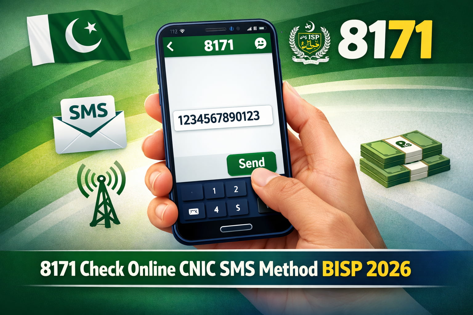 8171 Check Online CNIC - BISP 14500 Payment Status Guide 2026
