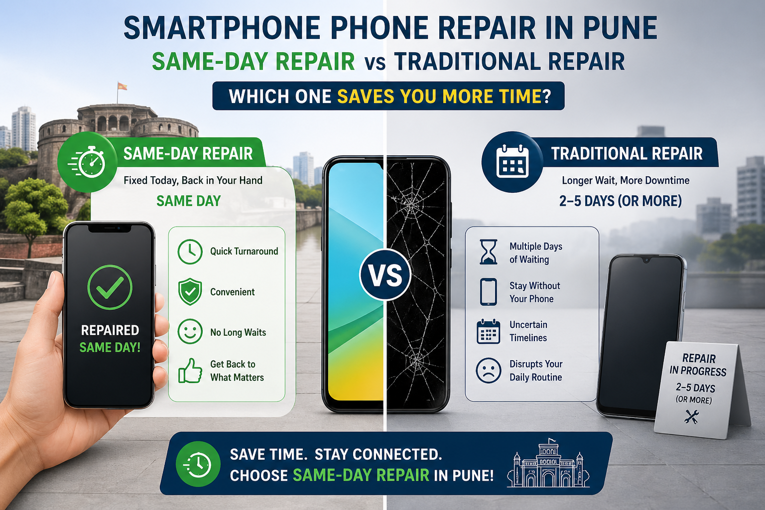 Smartphone Phone Repair in Pune: Same-Day Repair vs Traditional...
