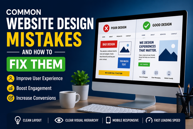 Common Website Design Mistakes and How to Fix Them
