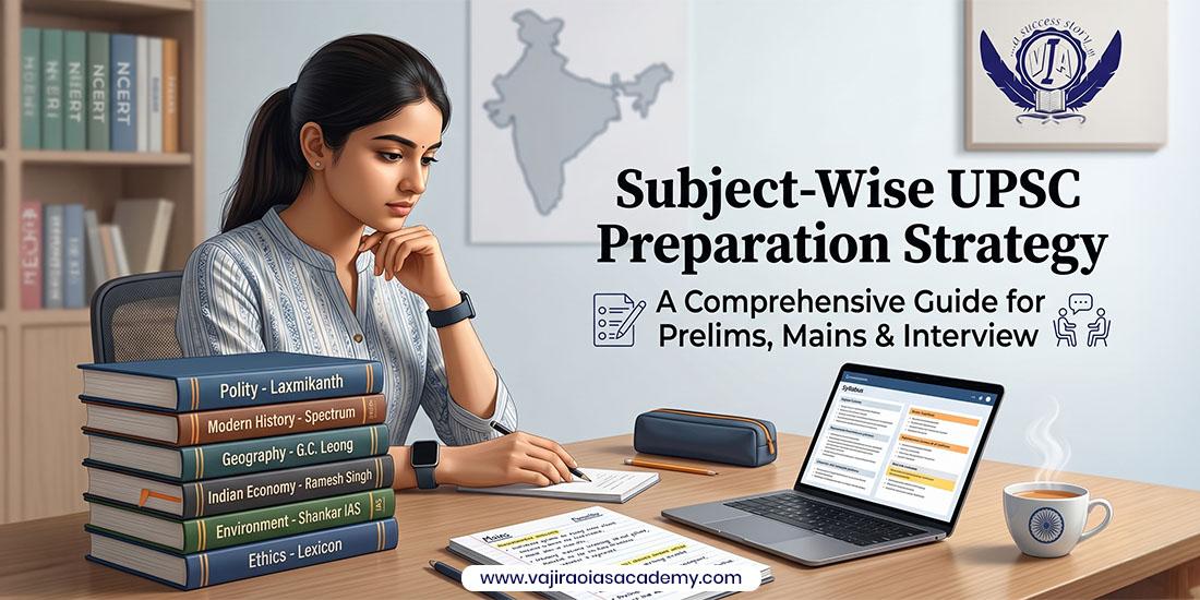 Subject-Wise UPSC Preparation Strategy: A Comprehensive Guide