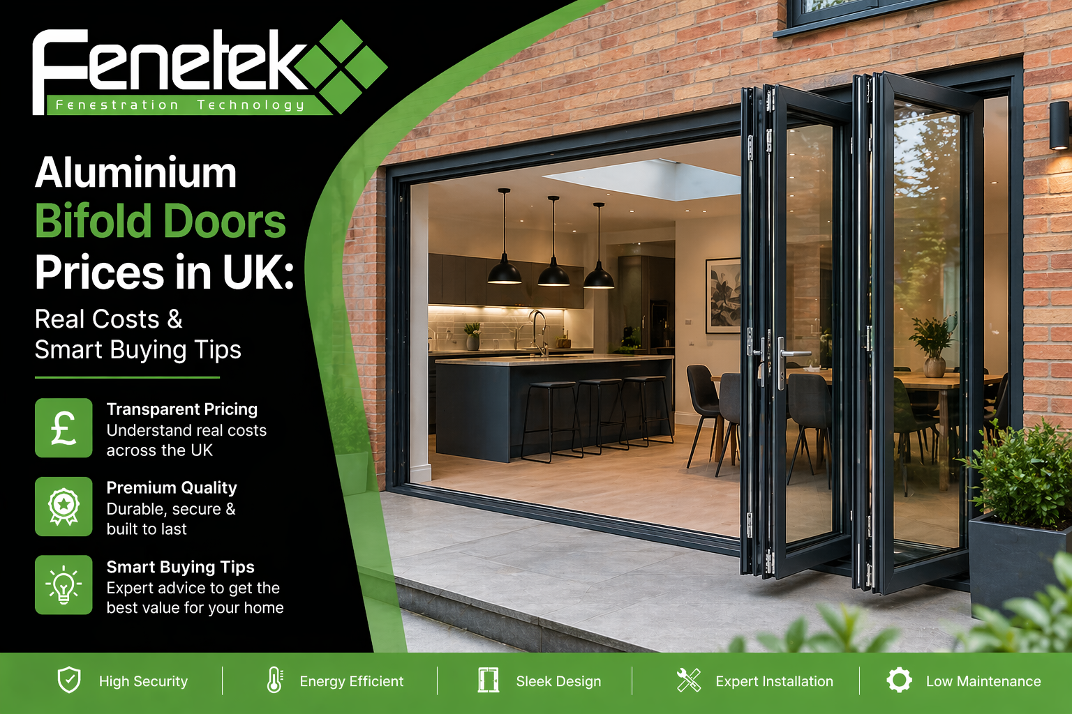 Aluminium Bifold Doors Prices in UK: Real Costs & Smart Buying Tips