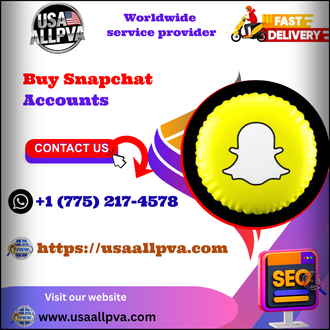 Buy Snapchat Account - 100% best Bulk (PVA, Old)