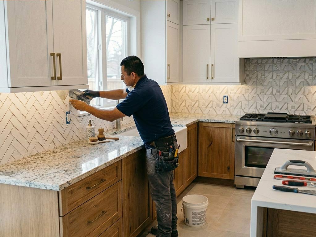 Kitchen Backsplash Installation in Pensacola, FL
