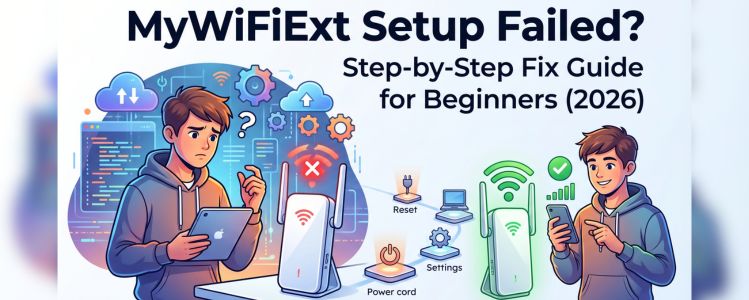 MyWiFiExt Setup Failed? Fix It Fast (2026 Guide)