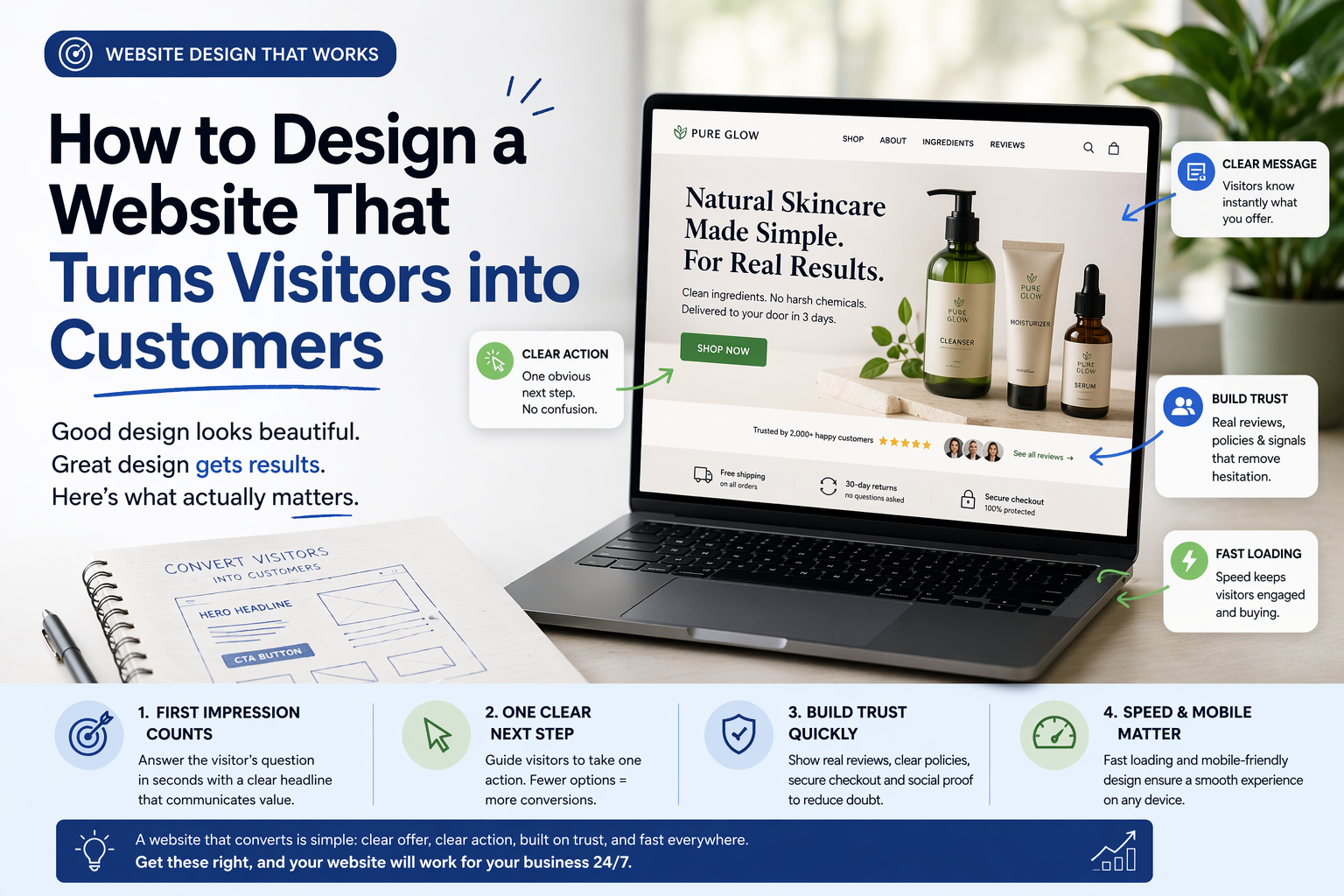 How to Design a Website That Turns Visitors into Customers | The Developer Community in Sri Lanka