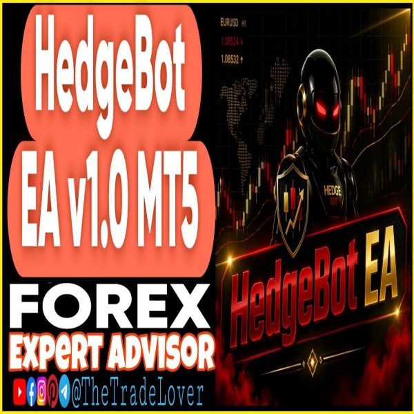 HedgeBot EA v1.0 MT5 (Works on Build 5660) | Forex Robot | MT5 Expert Advisor - The Trade Lovers