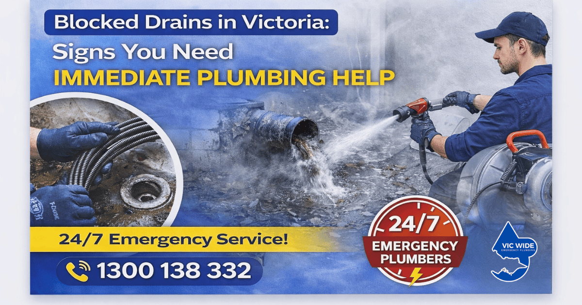 Blocked Drains Victoria | You Need Professional Drain Cleaning