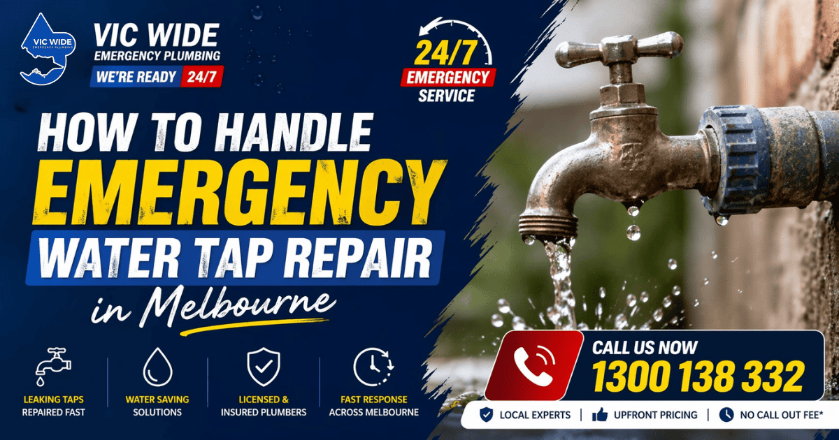 Tips To Handle Emergency Water Tap Repair in Melbourne