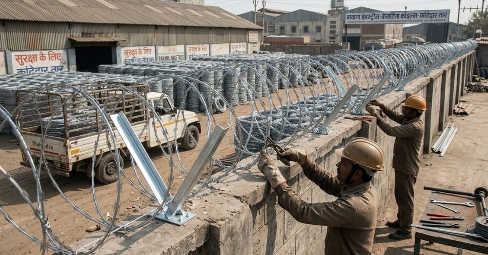 Best Concertina Coil Supplier in Bawana for Security Fencing