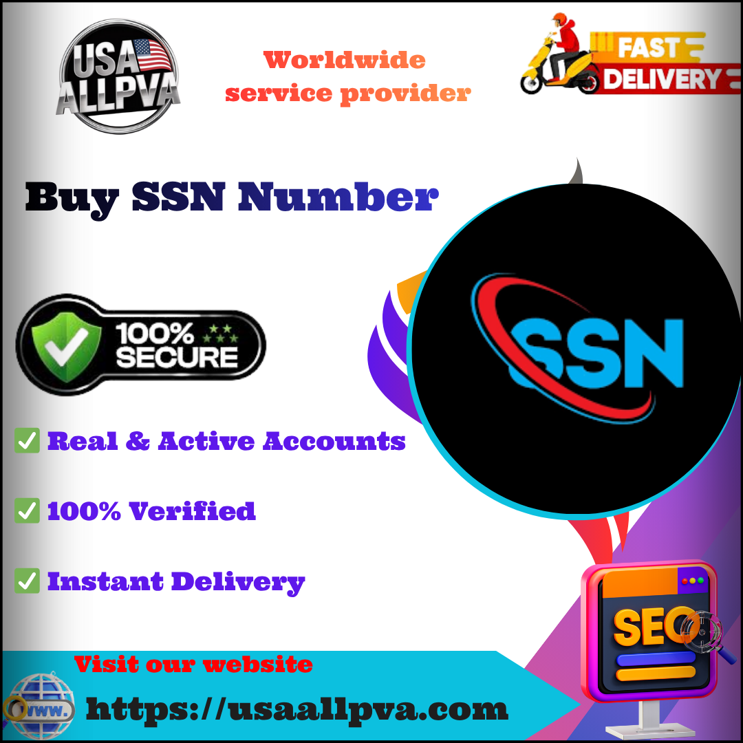 Buy SSN Number - 100% Best Quality Social Service Provider