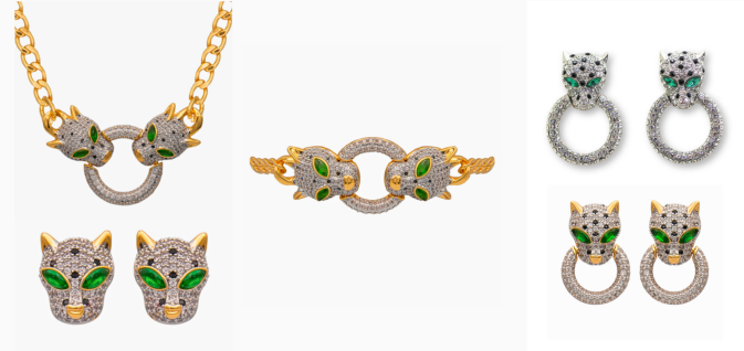 Butler and Wilson Crystal Leopard fashion Jewellery Collection - Pynck