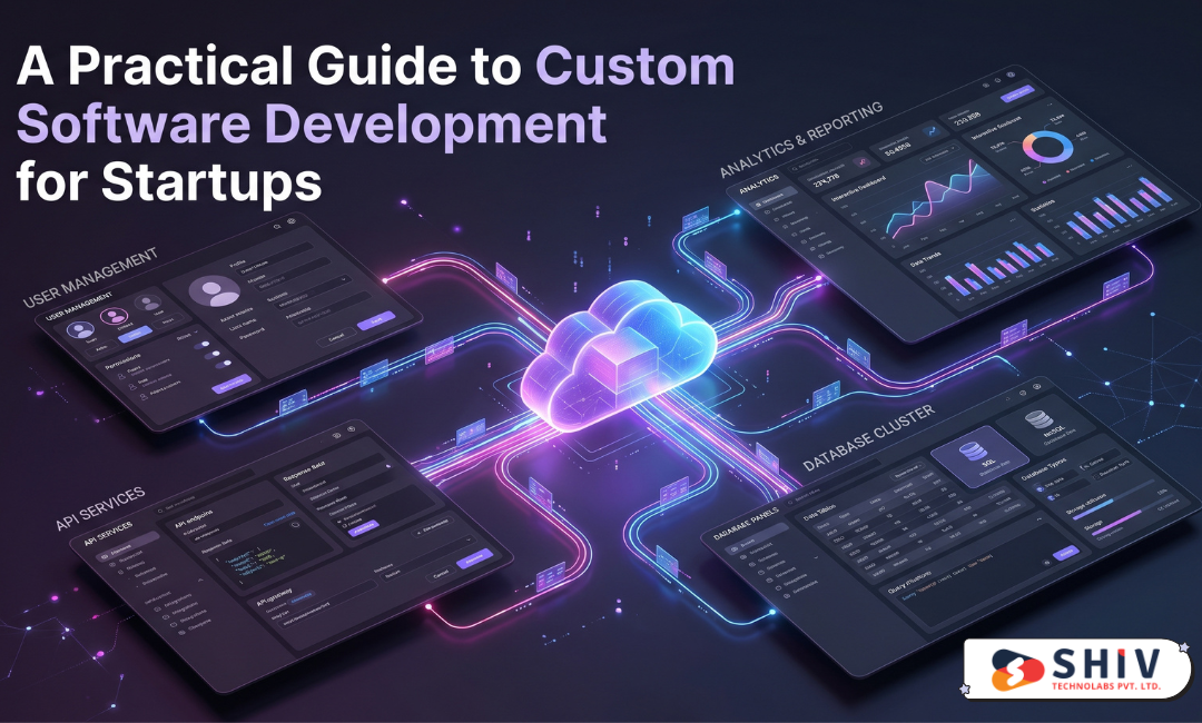 A Practical Guide to Custom Software Development for Startups – #1 Mobile App Development Blogs by Shiv Technolabs