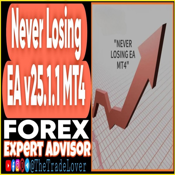 Never Losing EA v25.1.1 MT4 (Works on Build 1471) | Forex Robot | MT4 Expert Advisor - The Trade Lovers