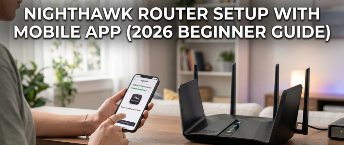 Nighthawk Router Setup with nighthawk App (2026 Guide)