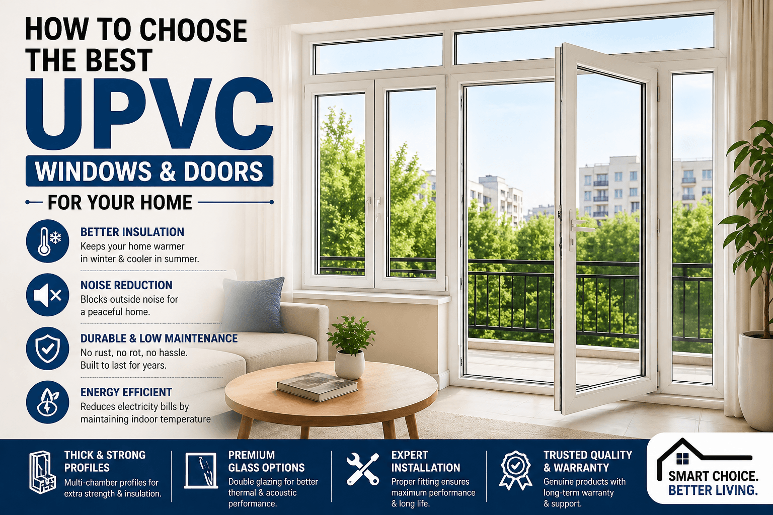 Best UPVC Windows and Doors for Noise Reduction and Insulation | Feeding Trends