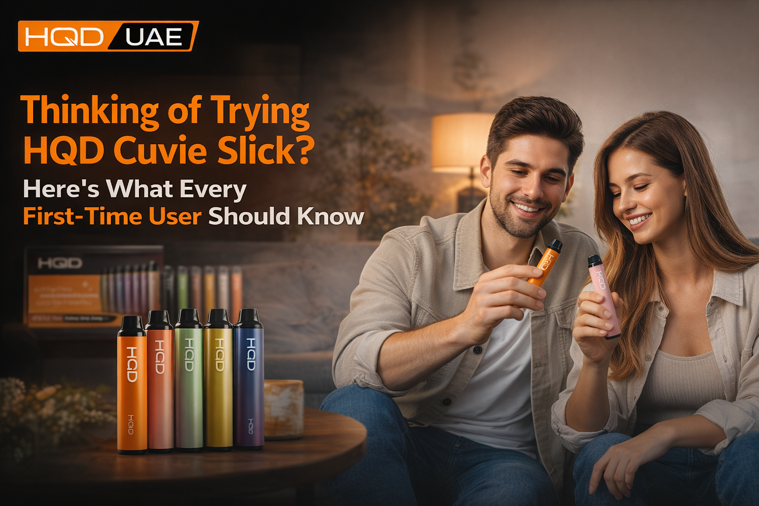 HQD Cuvie Slick Guide for beginners: First Vape Tips