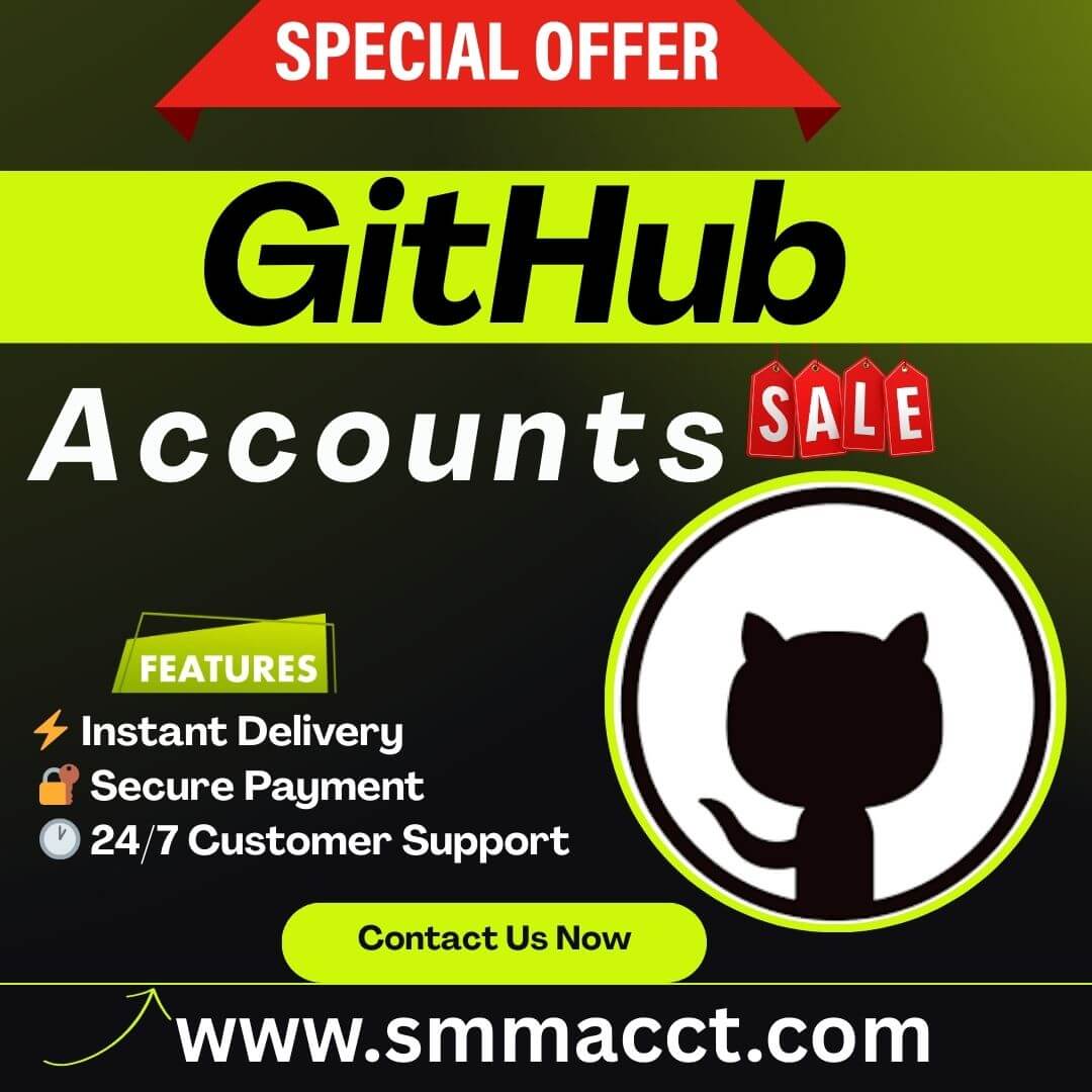 Buy GitHub Accounts - Aged PVA Verified Profiles