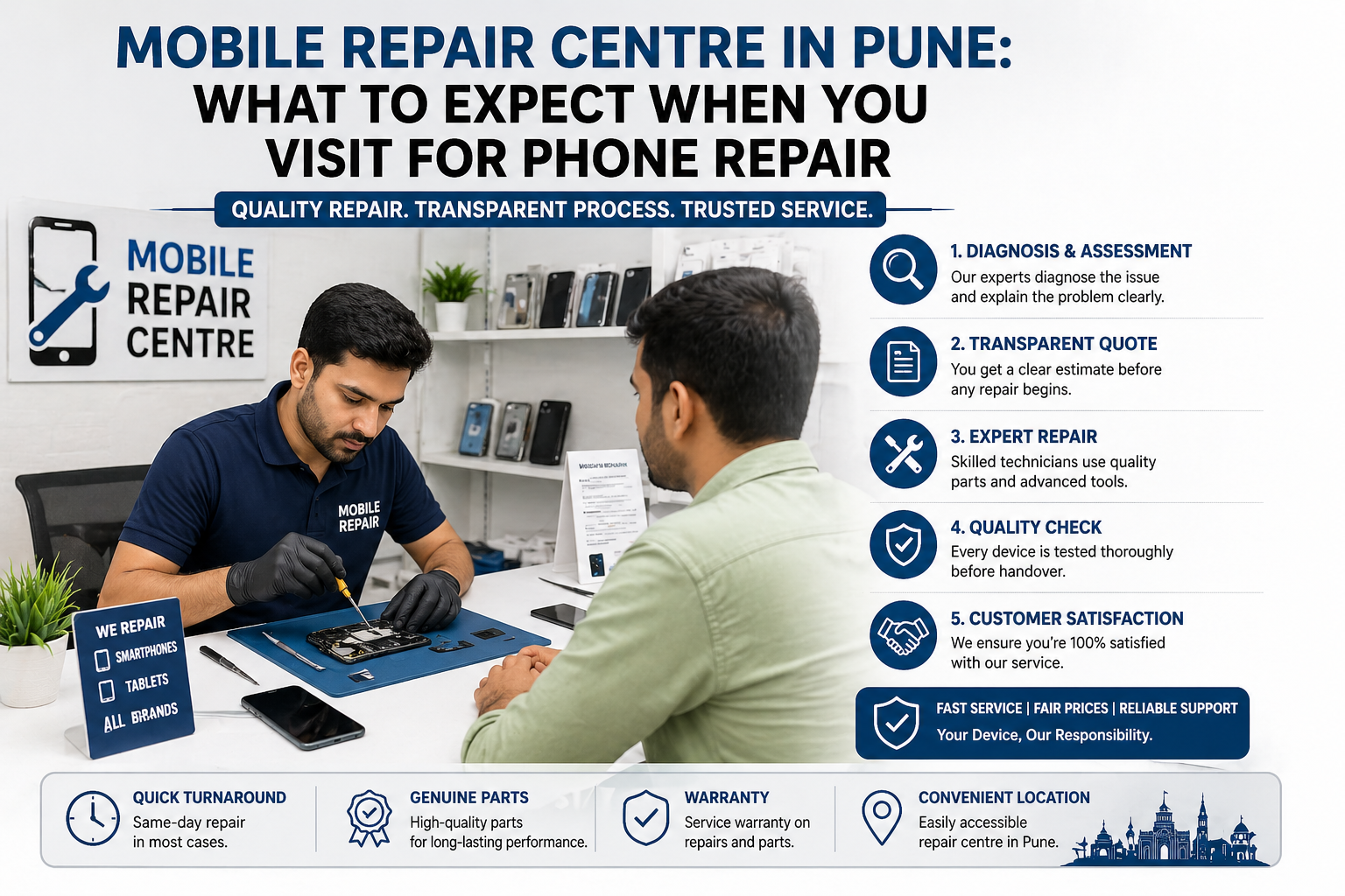 Mobile Repair Centre in Pune: What to Expect When You Visit for Phone Repair