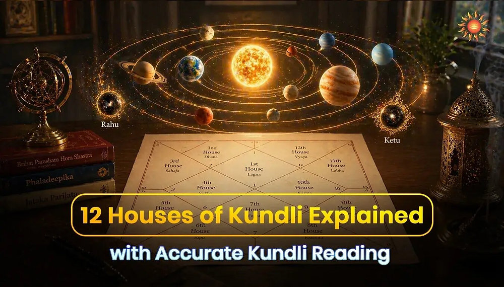 12 Houses of Kundli Explained with Accurate Kundli Reading