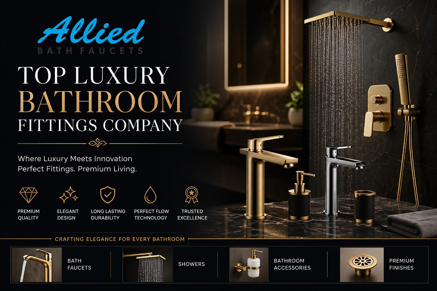 Top Luxury Bathroom Fittings Company in India