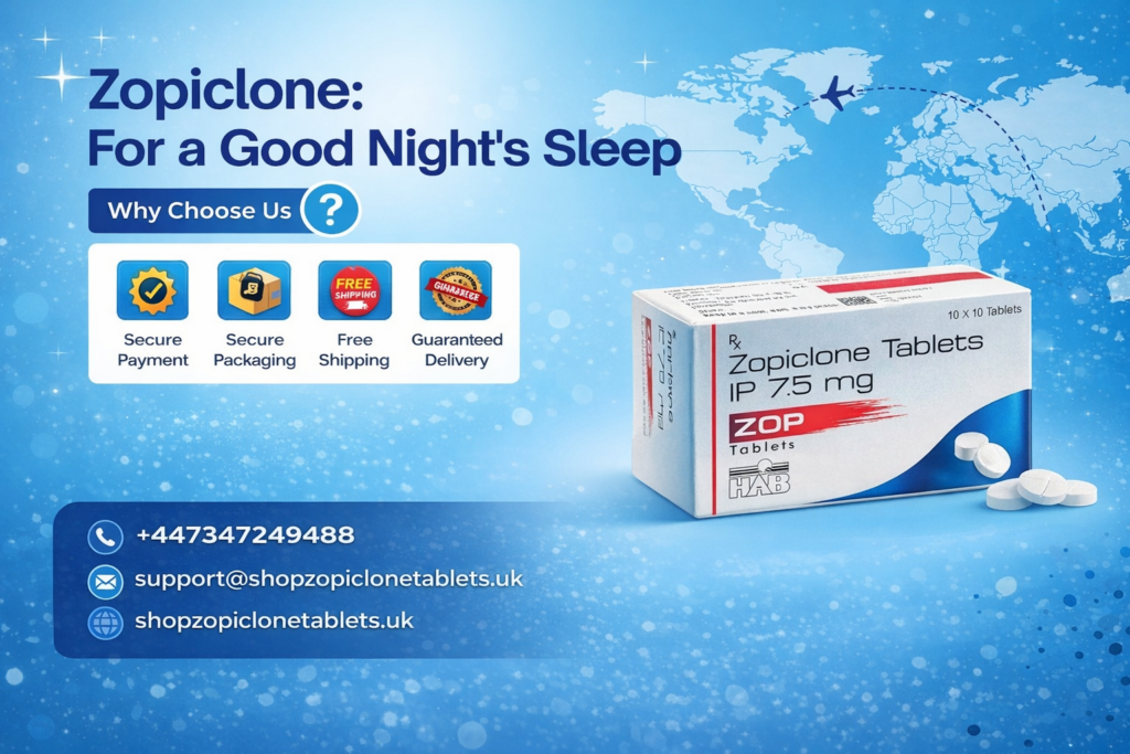 Buy Zopiclone Online UK | Trusted & Fast Delivery - Zopiclone UK