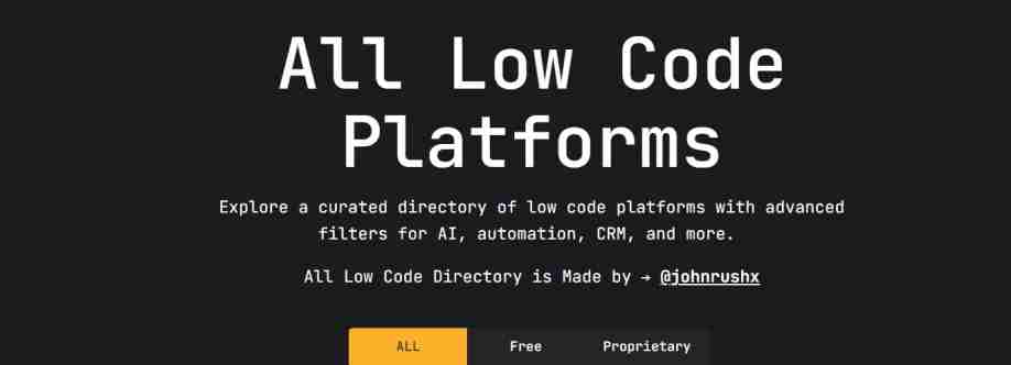 Low Code Platforms Cover Image