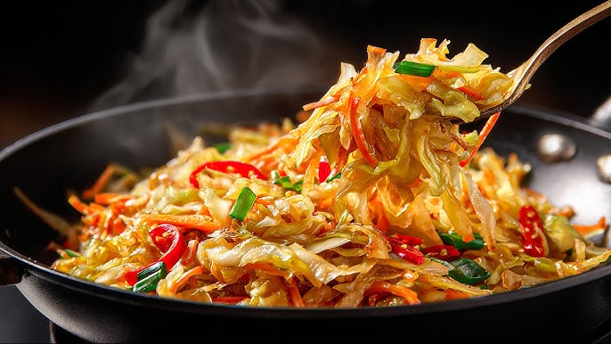 Garlic Butter Cabbage Stir-Fry: A Quick, Healthy recipe