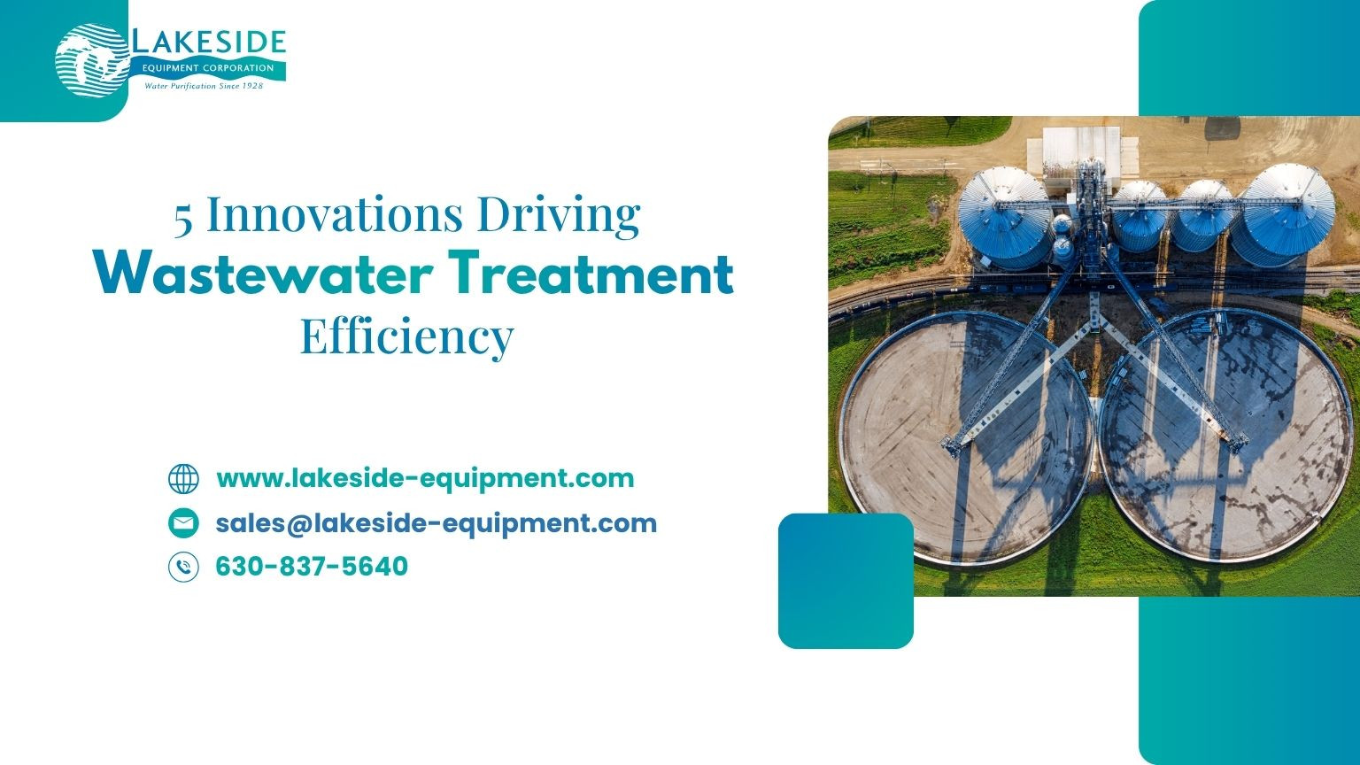 5 Innovations Driving Wastewater Treatment Efficiency