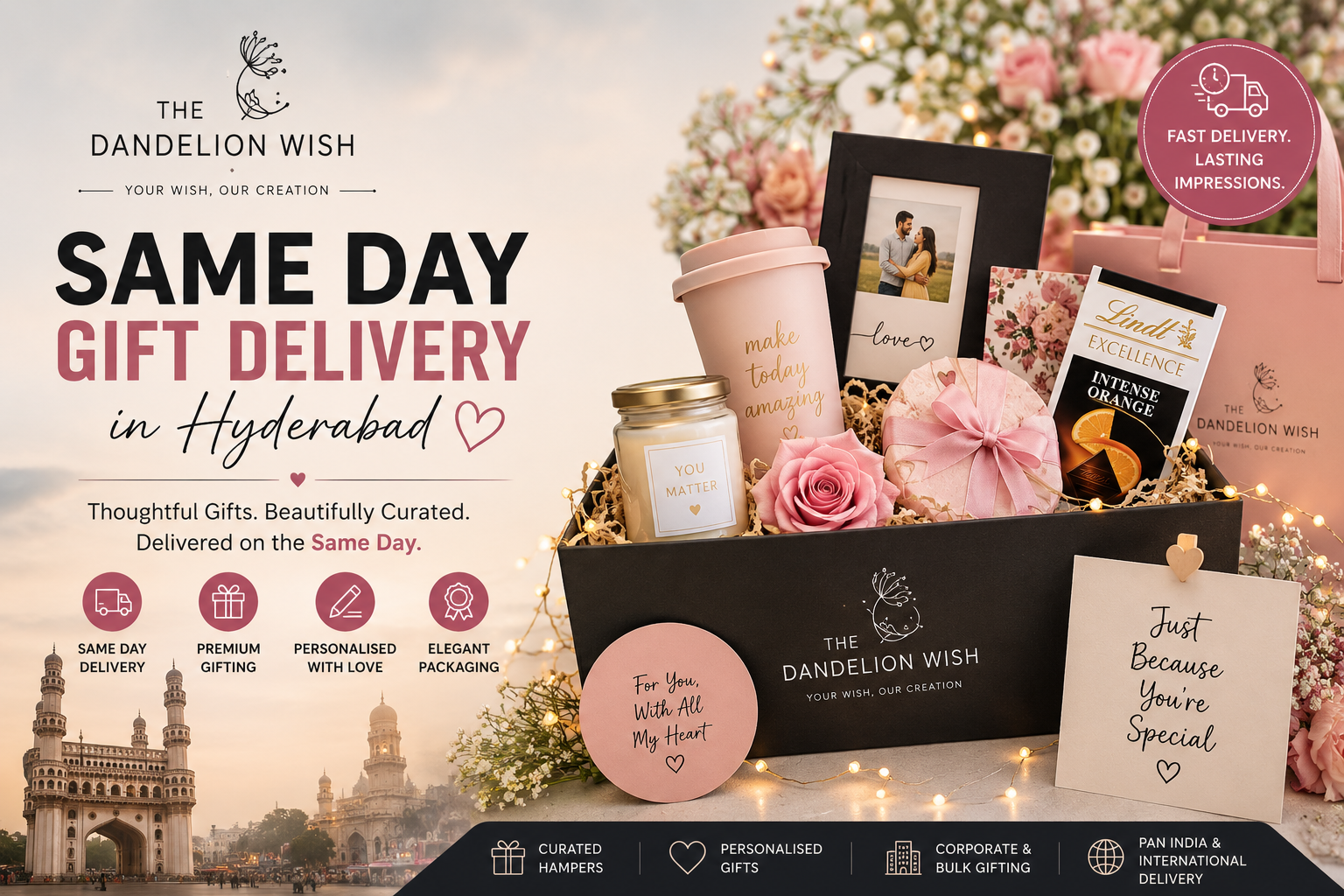 Same Day Gift Delivery in Hyderabad – The Dandelion Wish