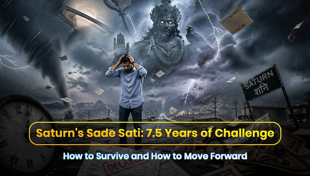 Saturn's Sade Sati: 7.5 Years of Challenge — How to Survive and How to Move Forward