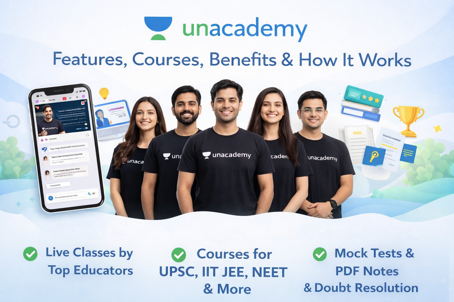 Unacademy App: Features, Courses, Benefits & How It Works