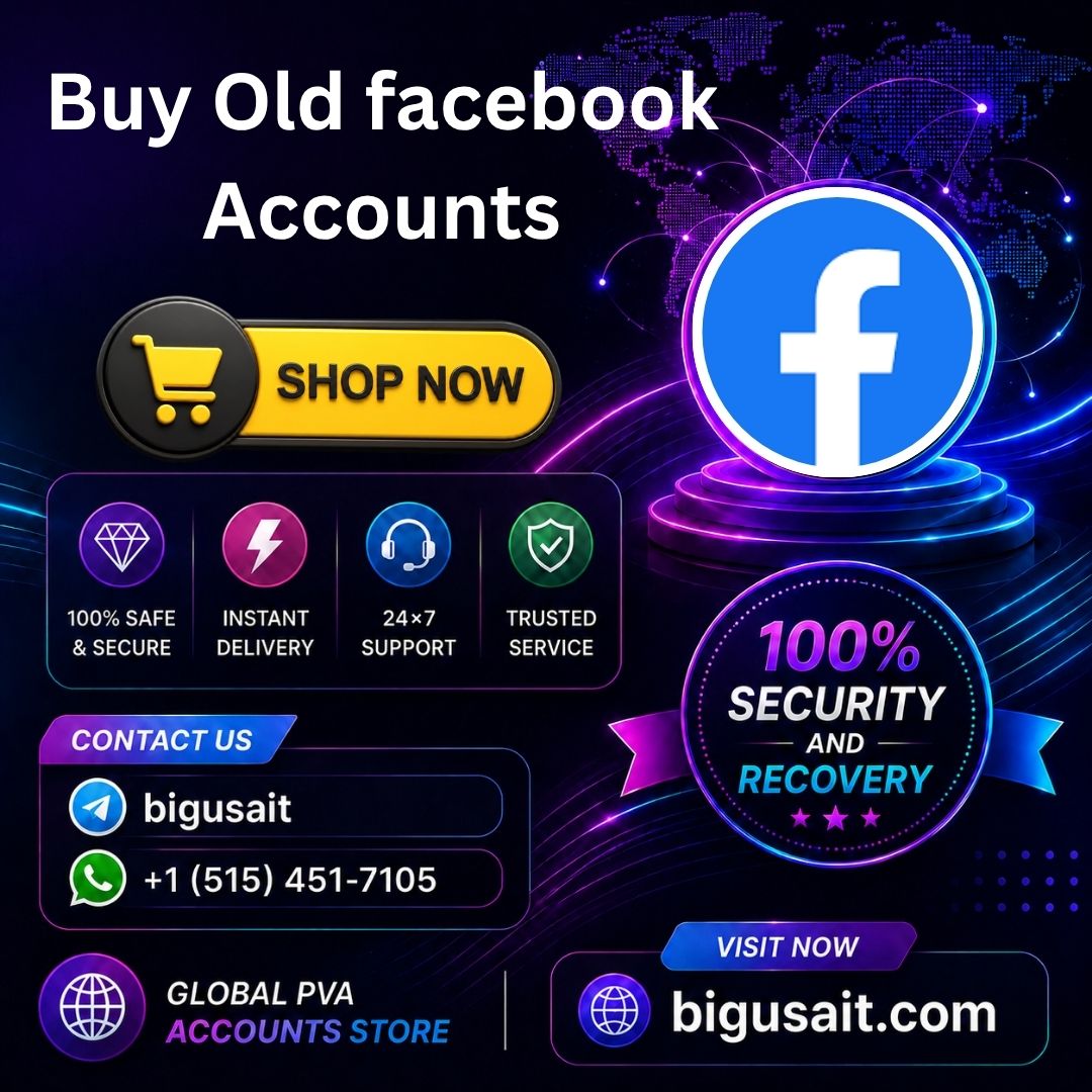 Buy Old facebook Accounts - Big USA IT