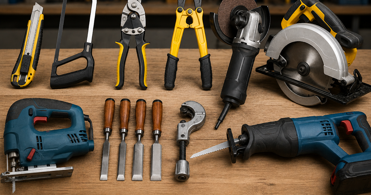 10 Essential Cutting Tools Every Workshop Should Have