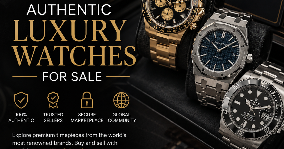 Authentic Luxury Watches for Sale – Discover Timeless Elegance with Watch Dweller