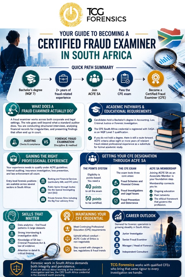 Forensic work in South Africa demands both integrity and persistence. If you are serious about working at the intersection of... – @tcgforensics on Tumblr