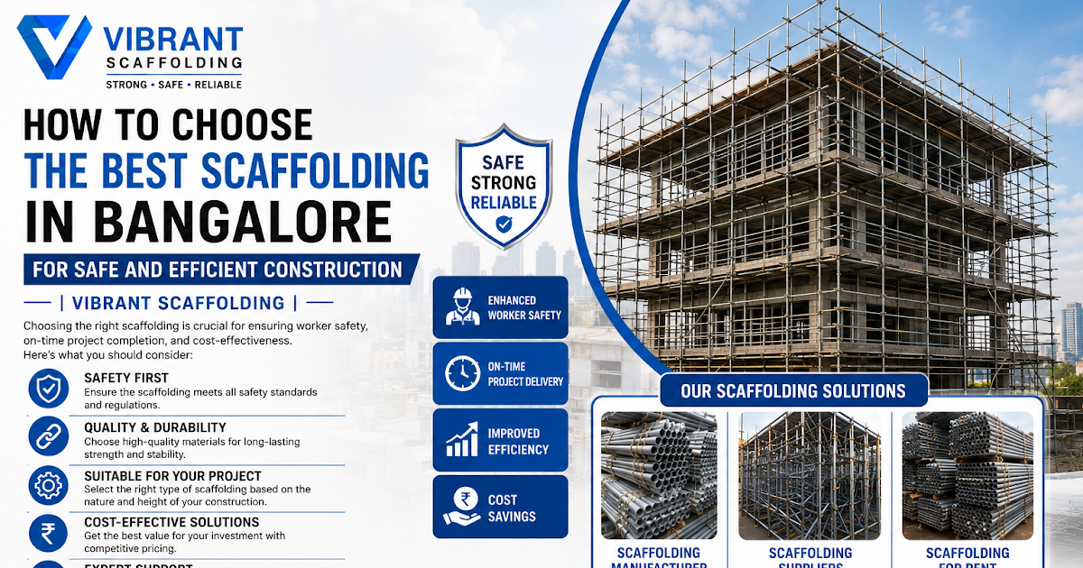 How to Choose the Best Scaffolding in Bangalore for Safe and Efficient Construction | Vibrant Scaffolding