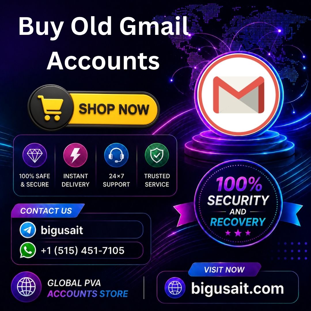 Buy Old Gmail Accounts - Big USA IT