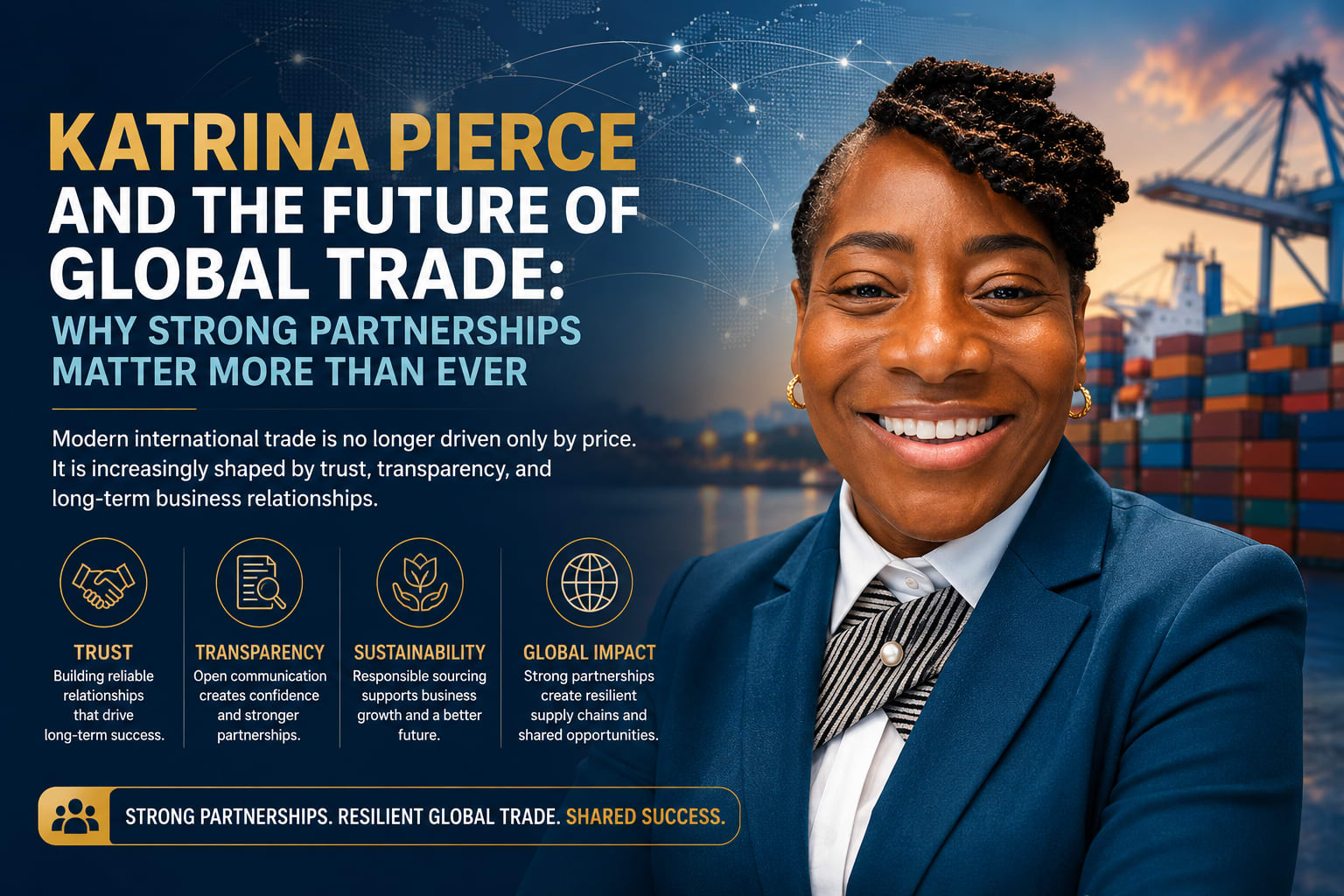 Katrina Pierce and the Future of Global Trade: Why Strong Partnerships Matter More Than Ever | Earth