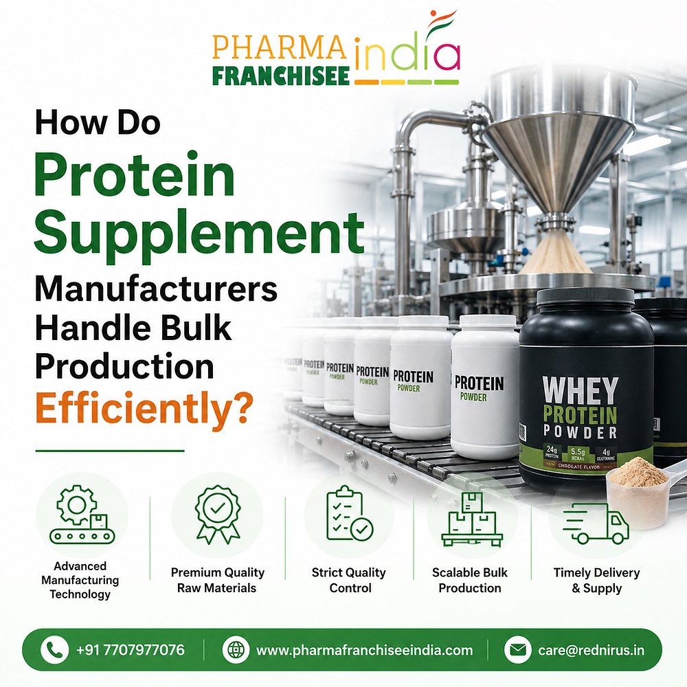 How Do Protein Supplement Manufacturers Handle Bulk Production Efficiently?