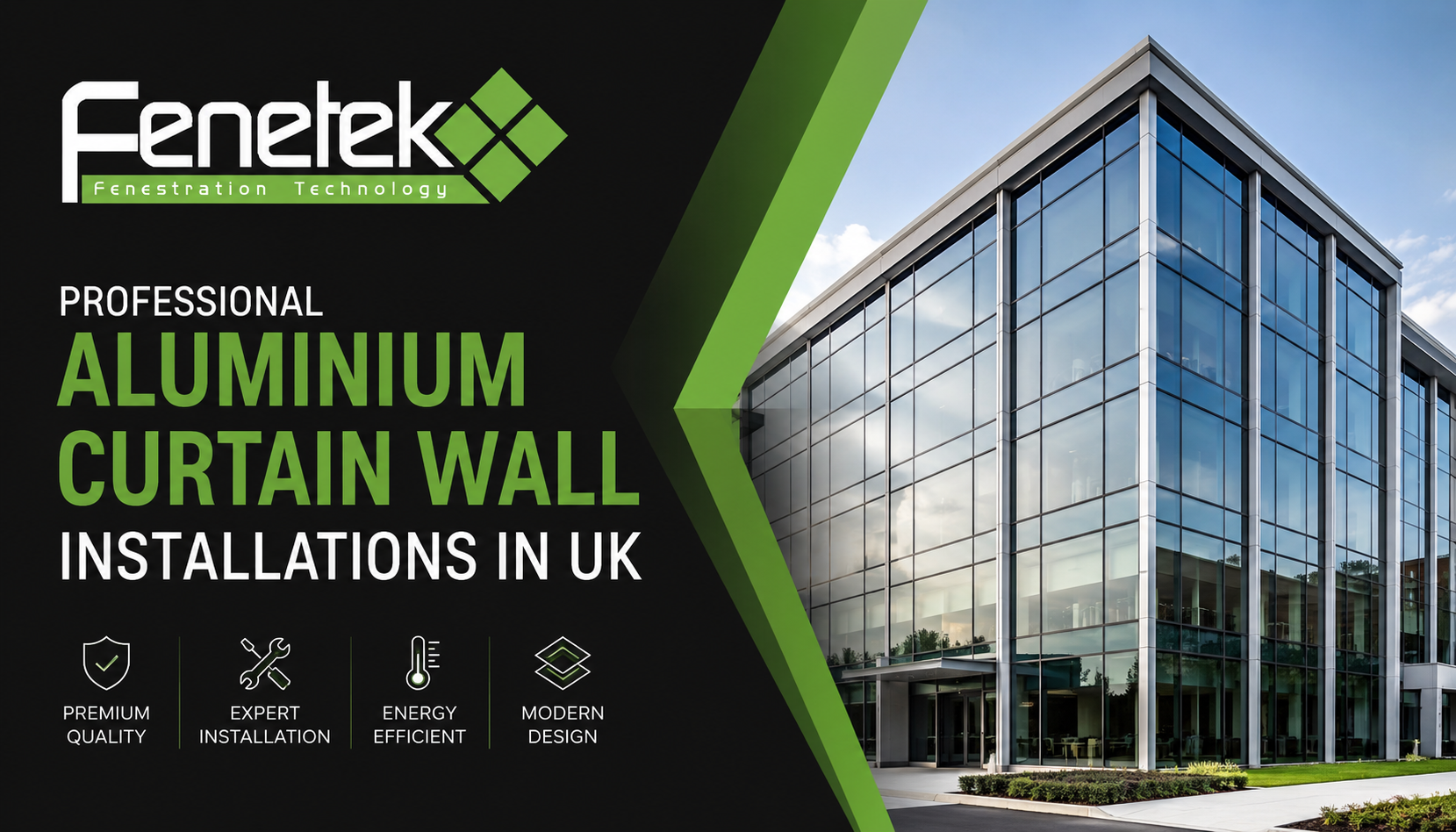 Professional Aluminium Curtain Wall Installations in UK